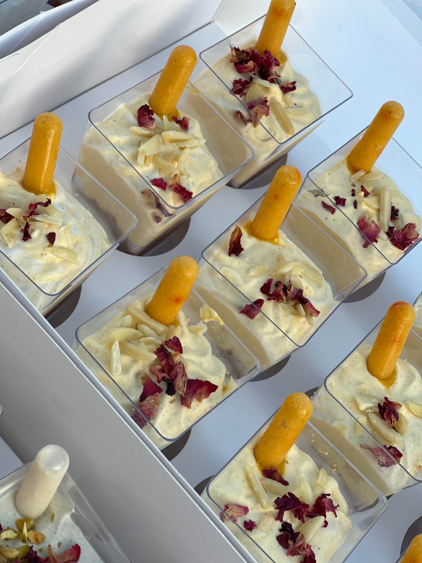 Mango Lassi Cheesecake Shot