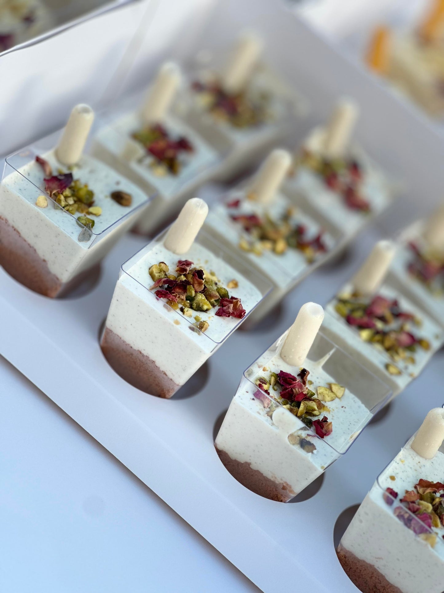 Rasmalai Cheesecake Shots