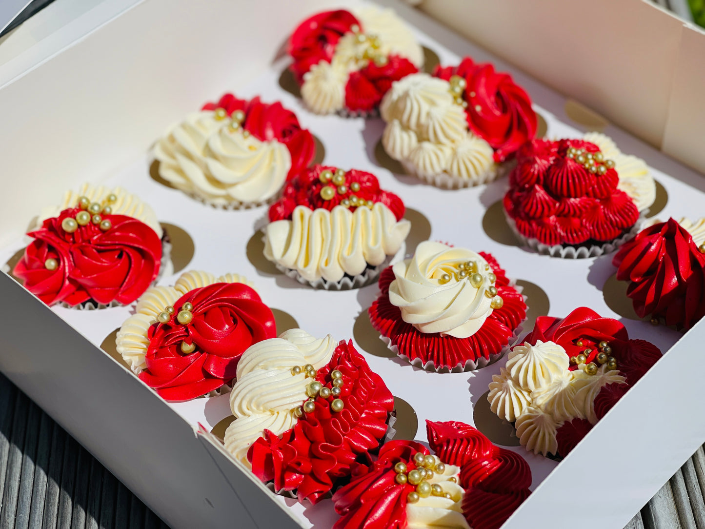 Valentine cupcake 6 pack